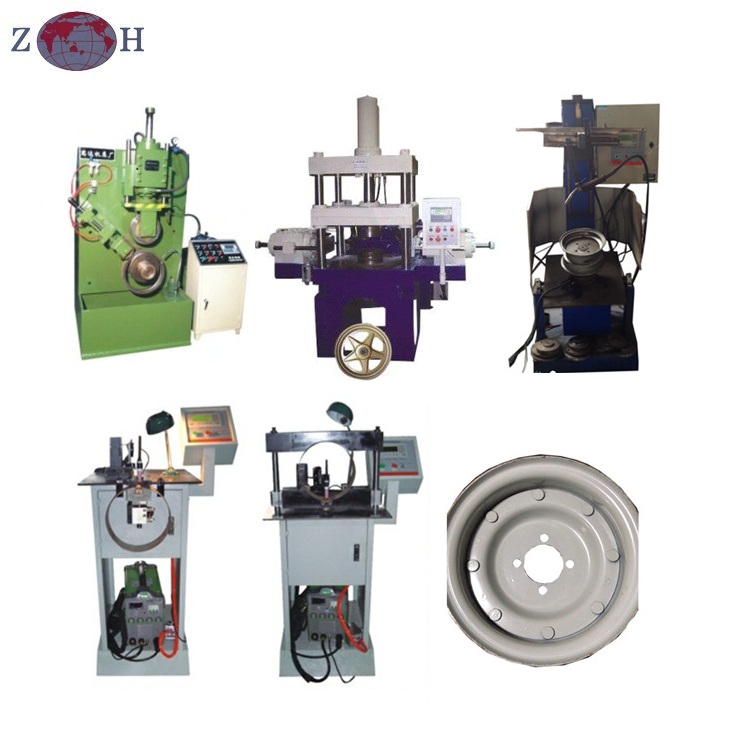 Motorcyle wheel rim making machine