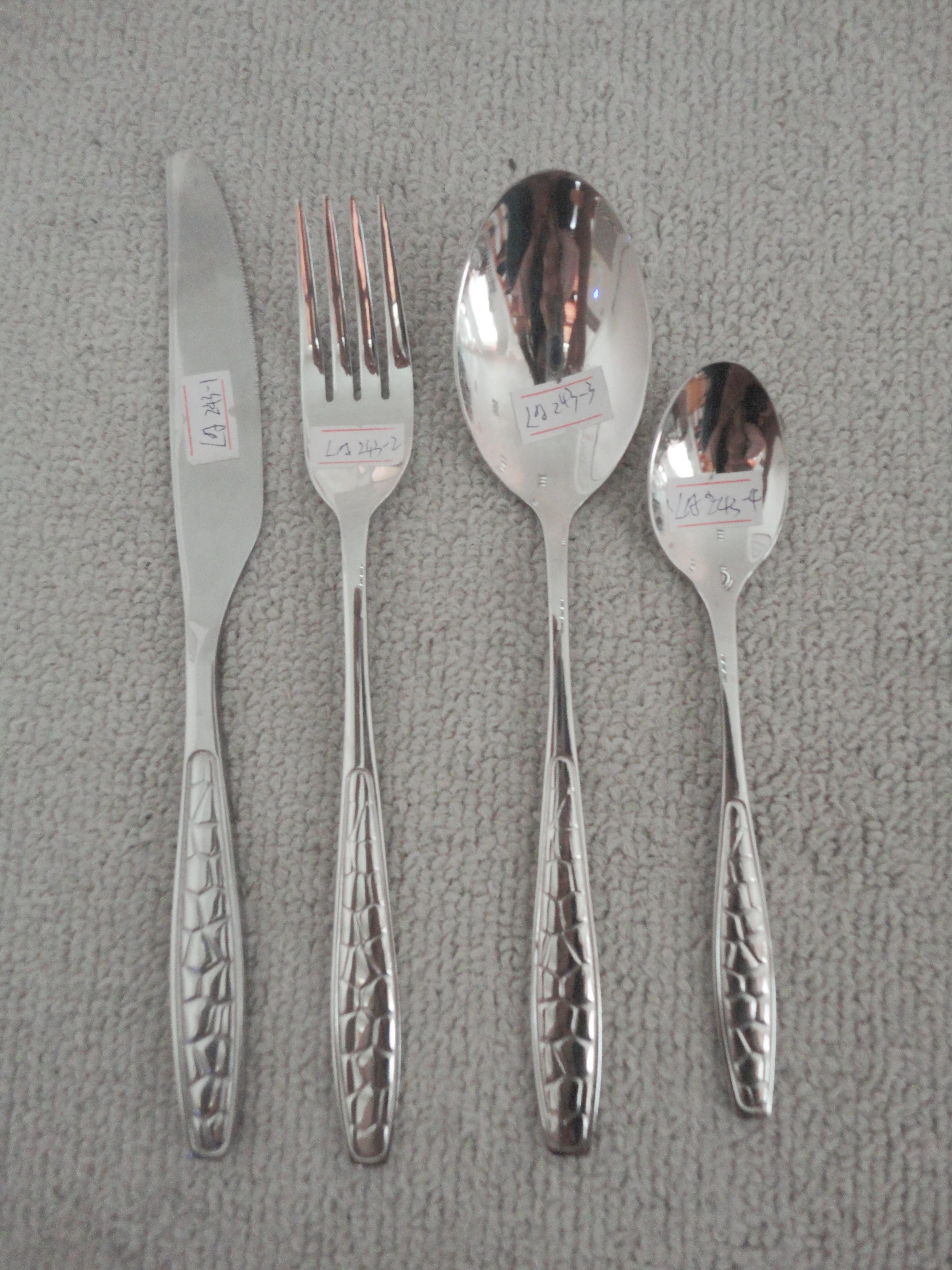 Stainless cutlery