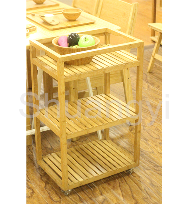 Bamboo side dinning car