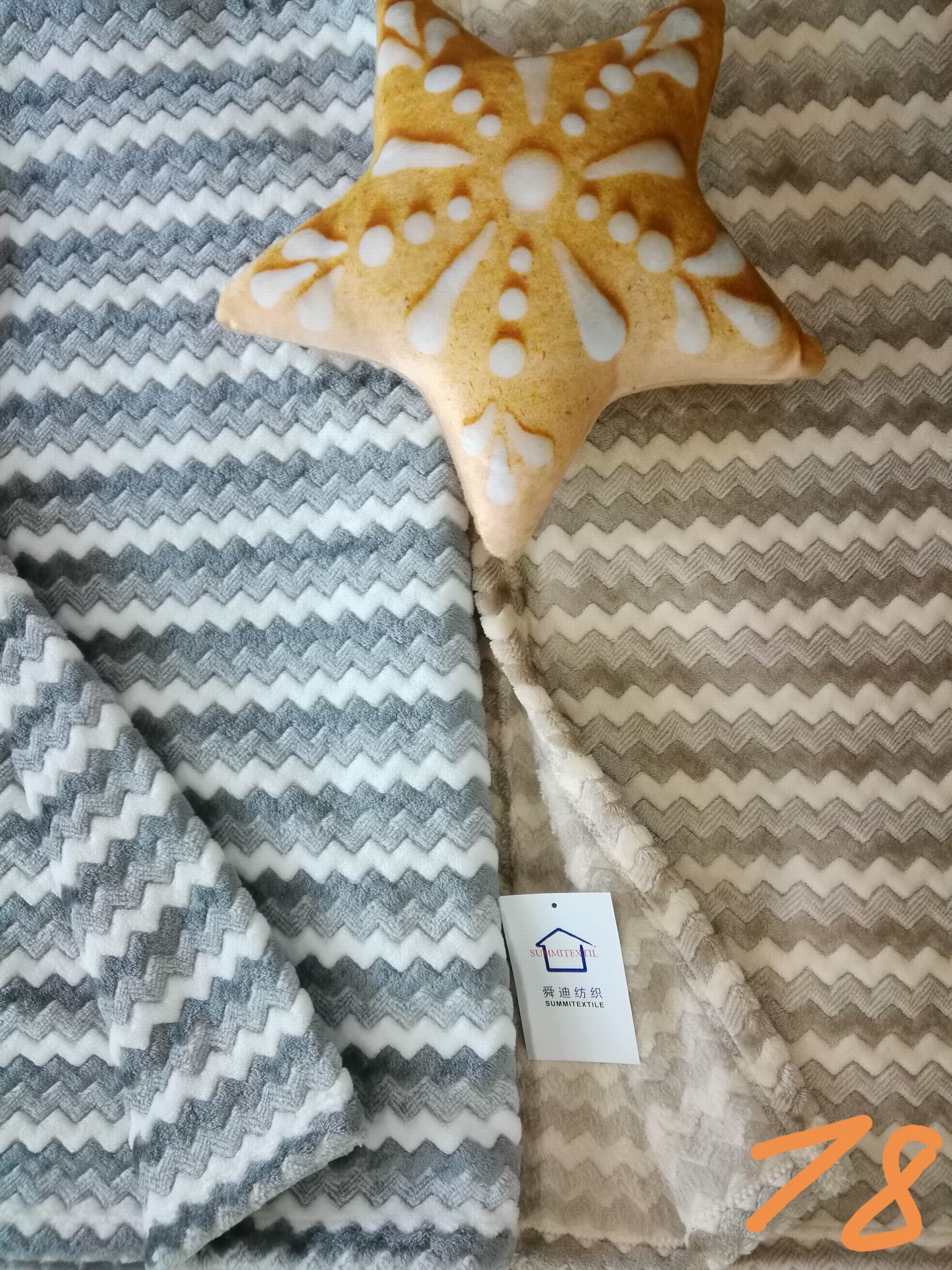 Cationic jacquard flannel