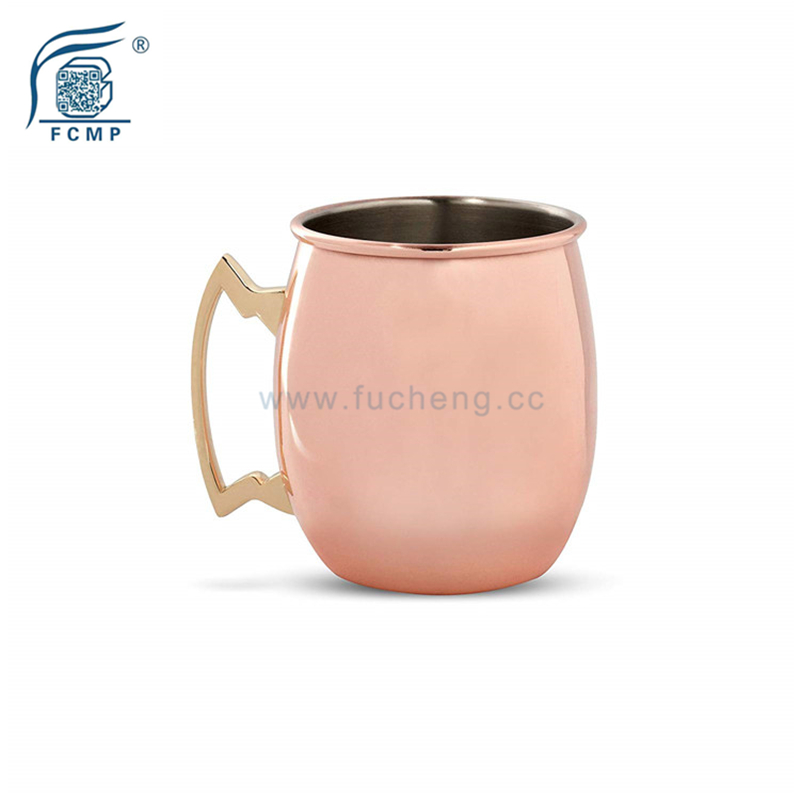 Stainless steel copper color copper cup