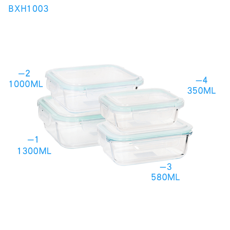 Storage bottles, storage jars, glass bottles, sealed jars，Spice jar，Fresh box
