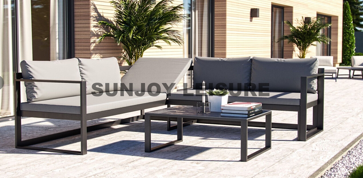 Alum sofa set