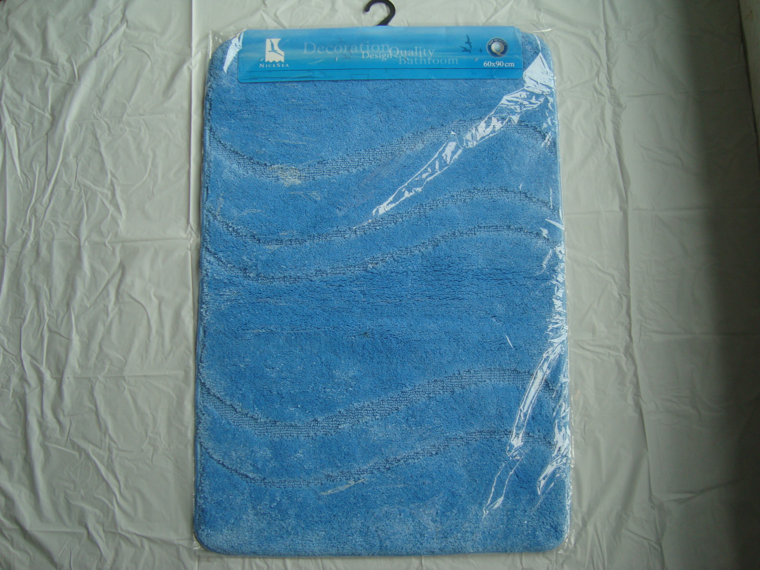 High quality soft fashion Microfiber bath rug non slip mat with TPR bottom