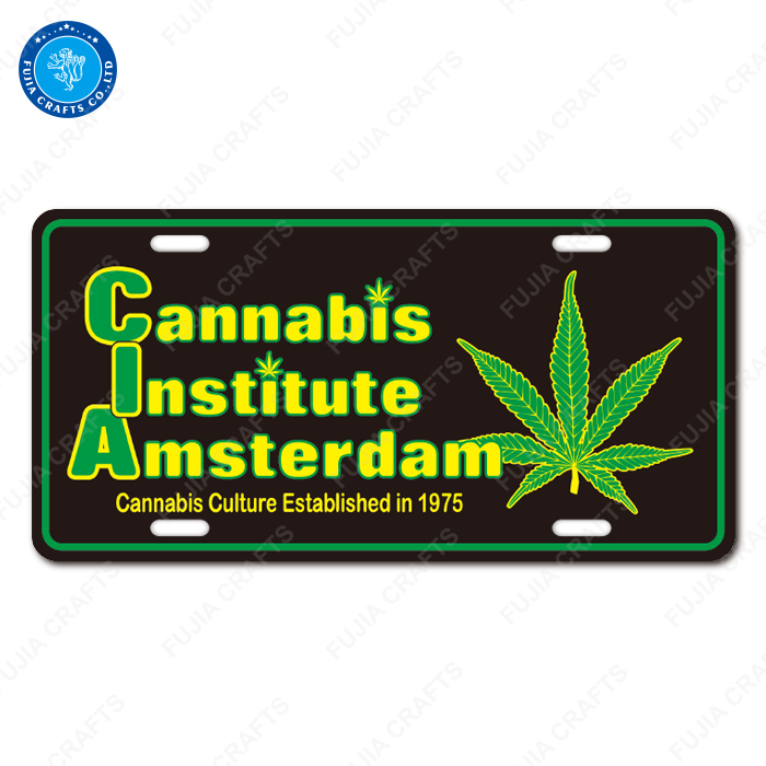 3d embossed license plate factory price full colour printing car plate