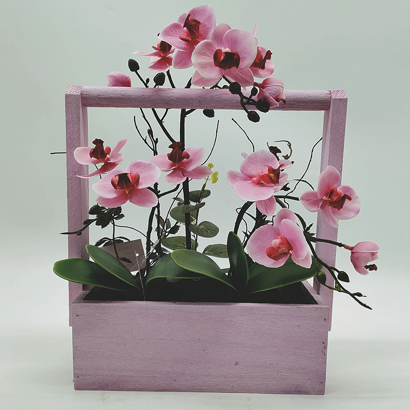 Artificial orchids flower arrangement for decoration