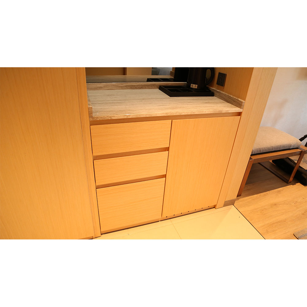 Factory price 3-4 Star Hotel Plywood Minibar Cabinet Minibar