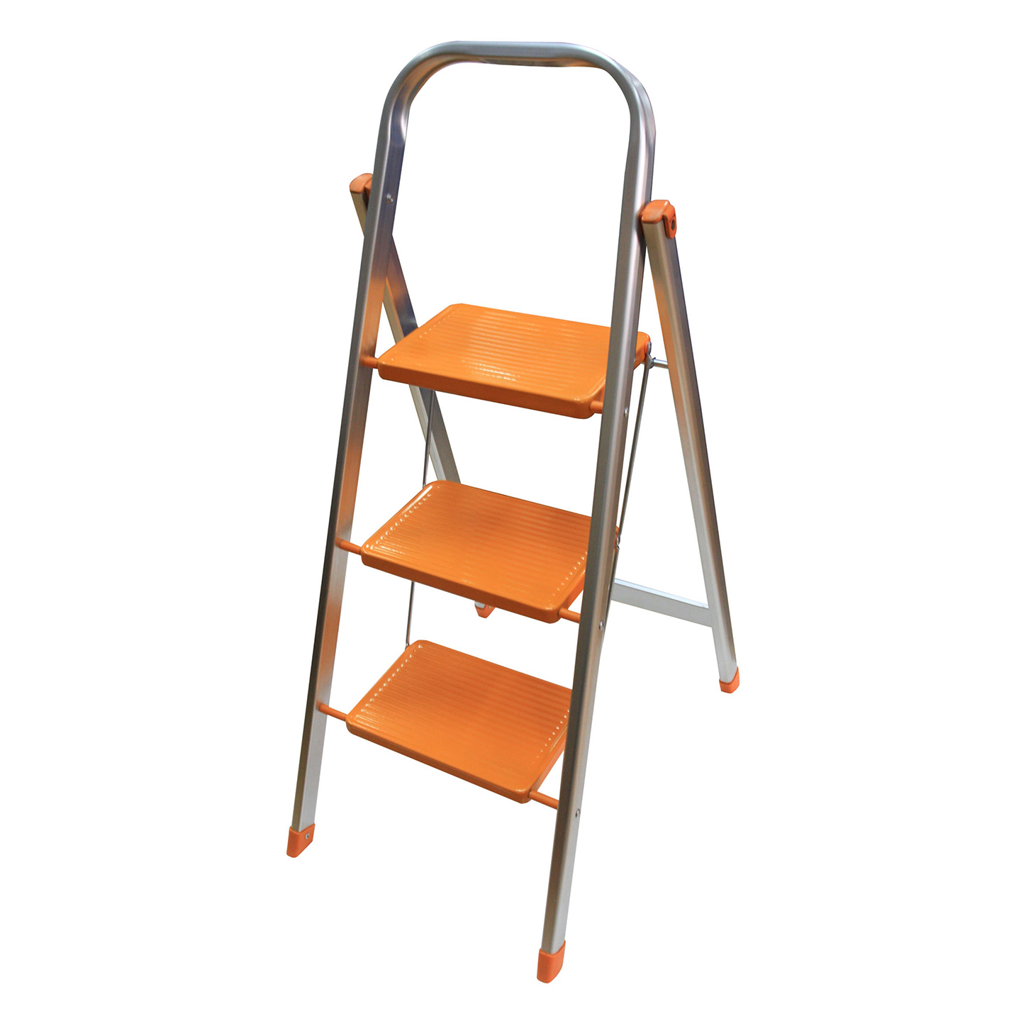 Step Ladder With Alu.frame Steel Steps