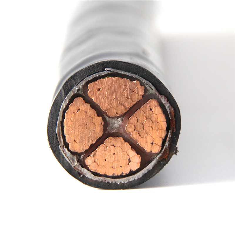 Kinds of electric irradiation xlpe insulated duplex double sheath armored outdoor copper core power cable conductors 6mm 16mm 150mm 4 core 5core*400mm