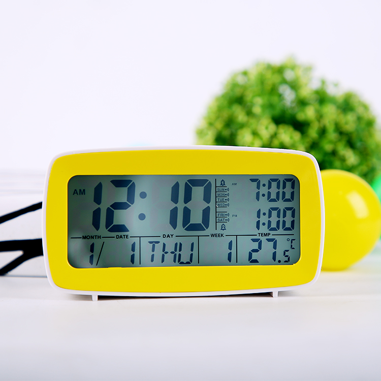Digital display table clock