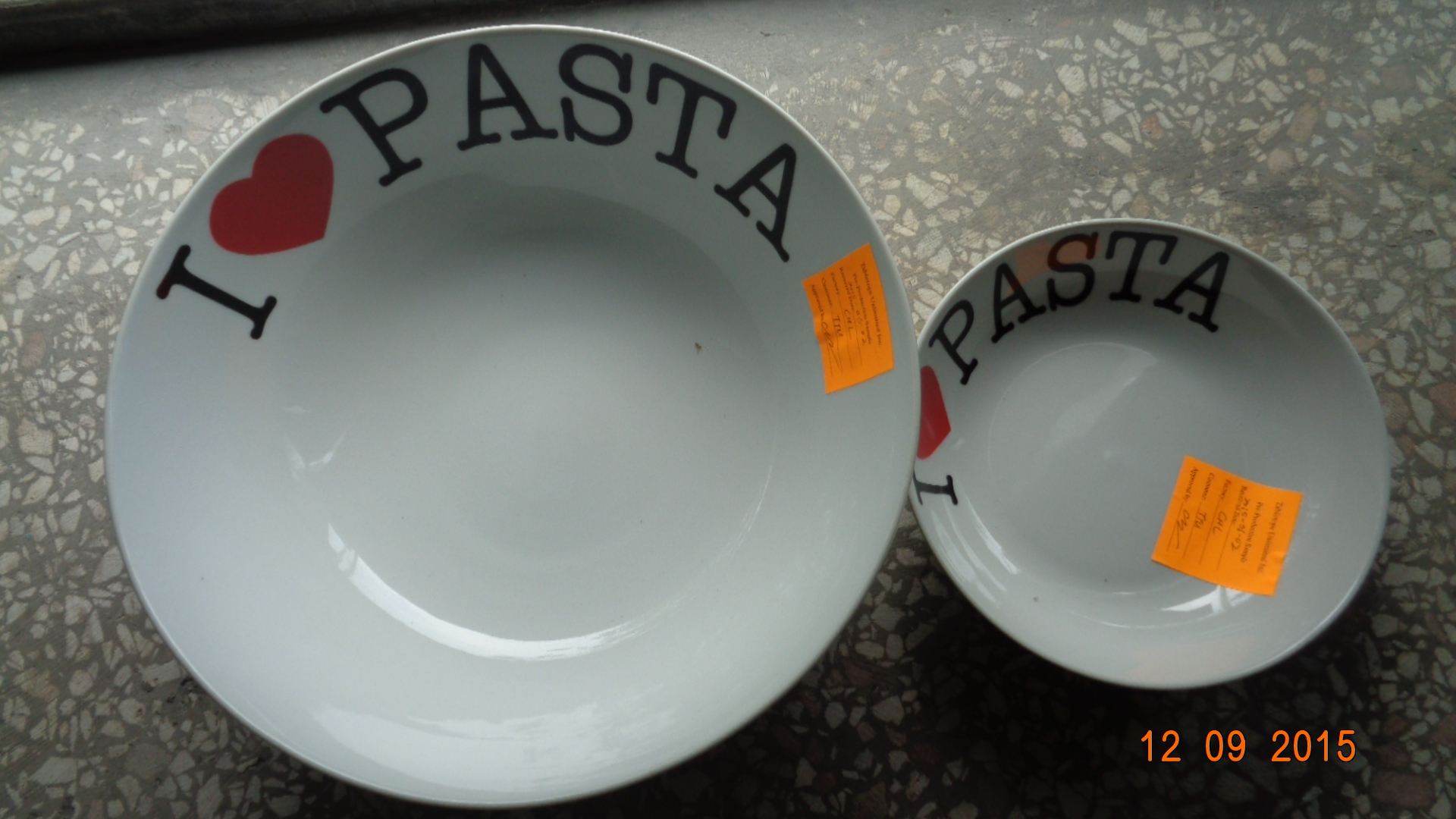 pasta plate