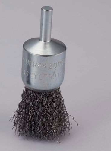Shaft Mounted Crimped wire end brush