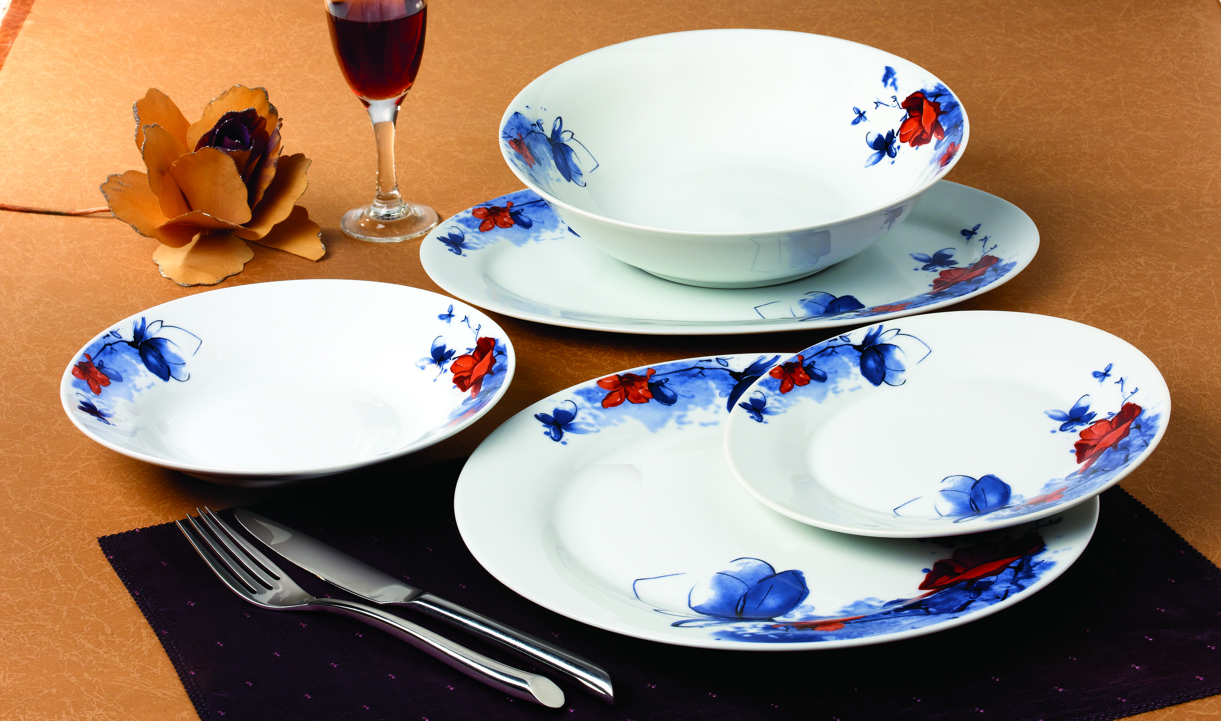 Round Dinner Set 20pcs