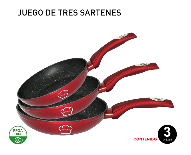 3pcs Frypan Set