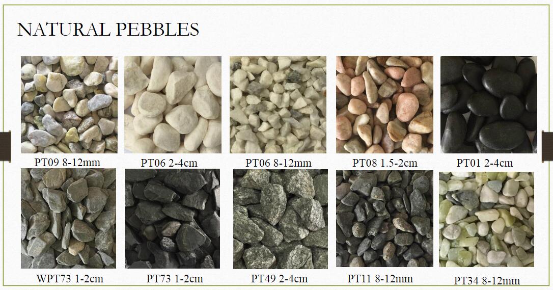 natural pebbles