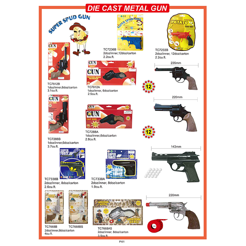 Die Cast Metal Gun 2
