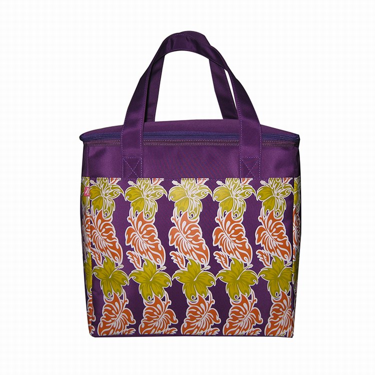 Floral print cooler bag for women