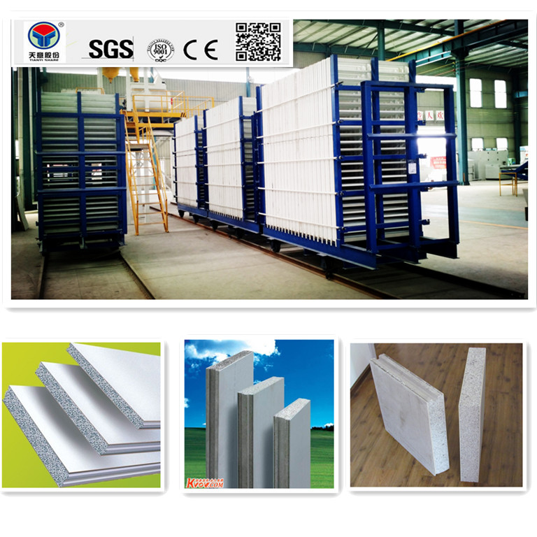 Normal Vertical Type Lightweight EPS Cement Sandwich Wall Panel Machine