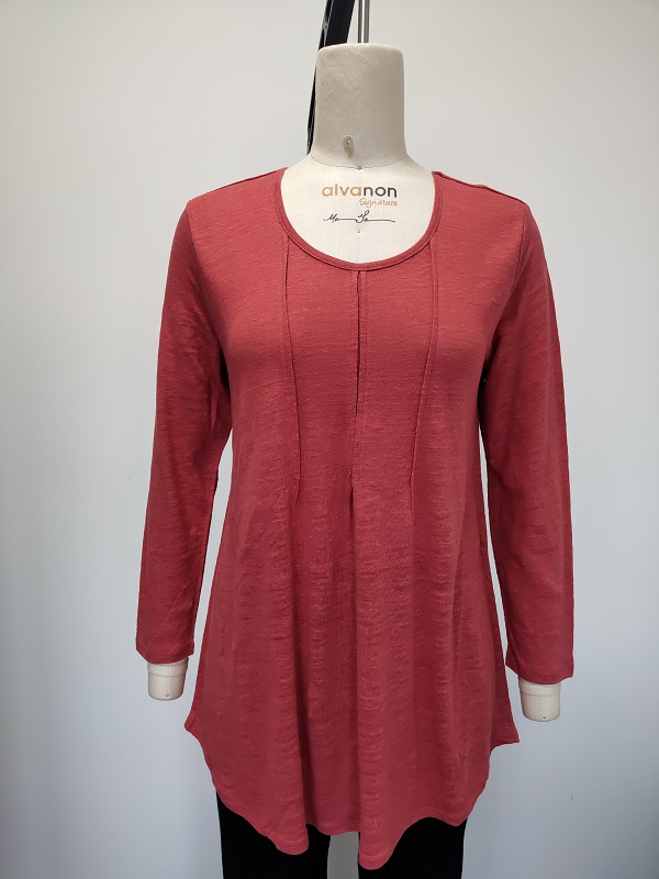 Knit 100%linen Tshirt