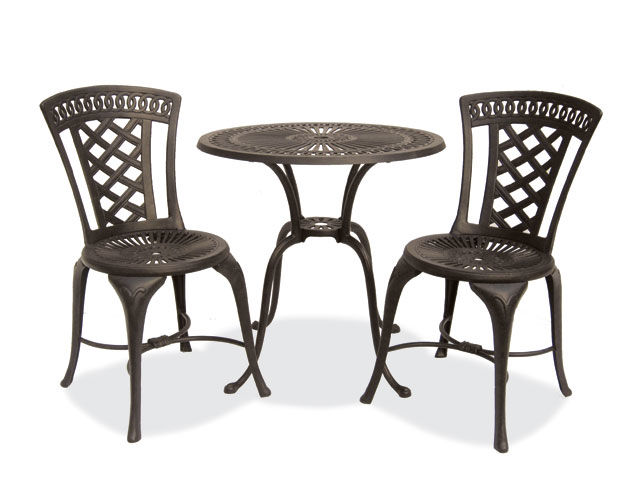 Cast Alum 3pc Bistro Set