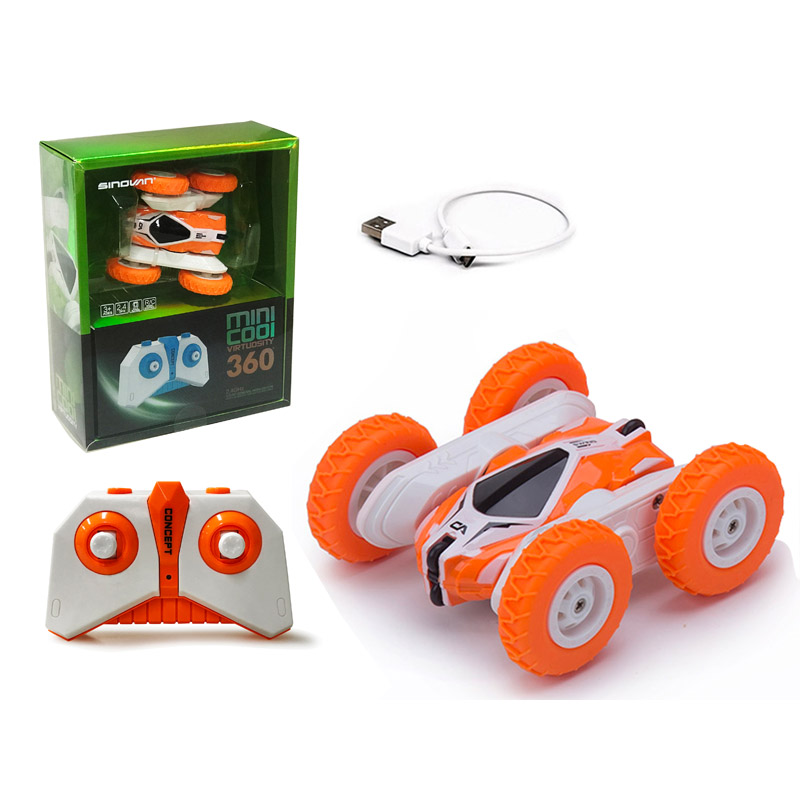 SINOVAN high speed mini 2.4G plastic modern novel design rc cars stunt car toy rechargeable battery