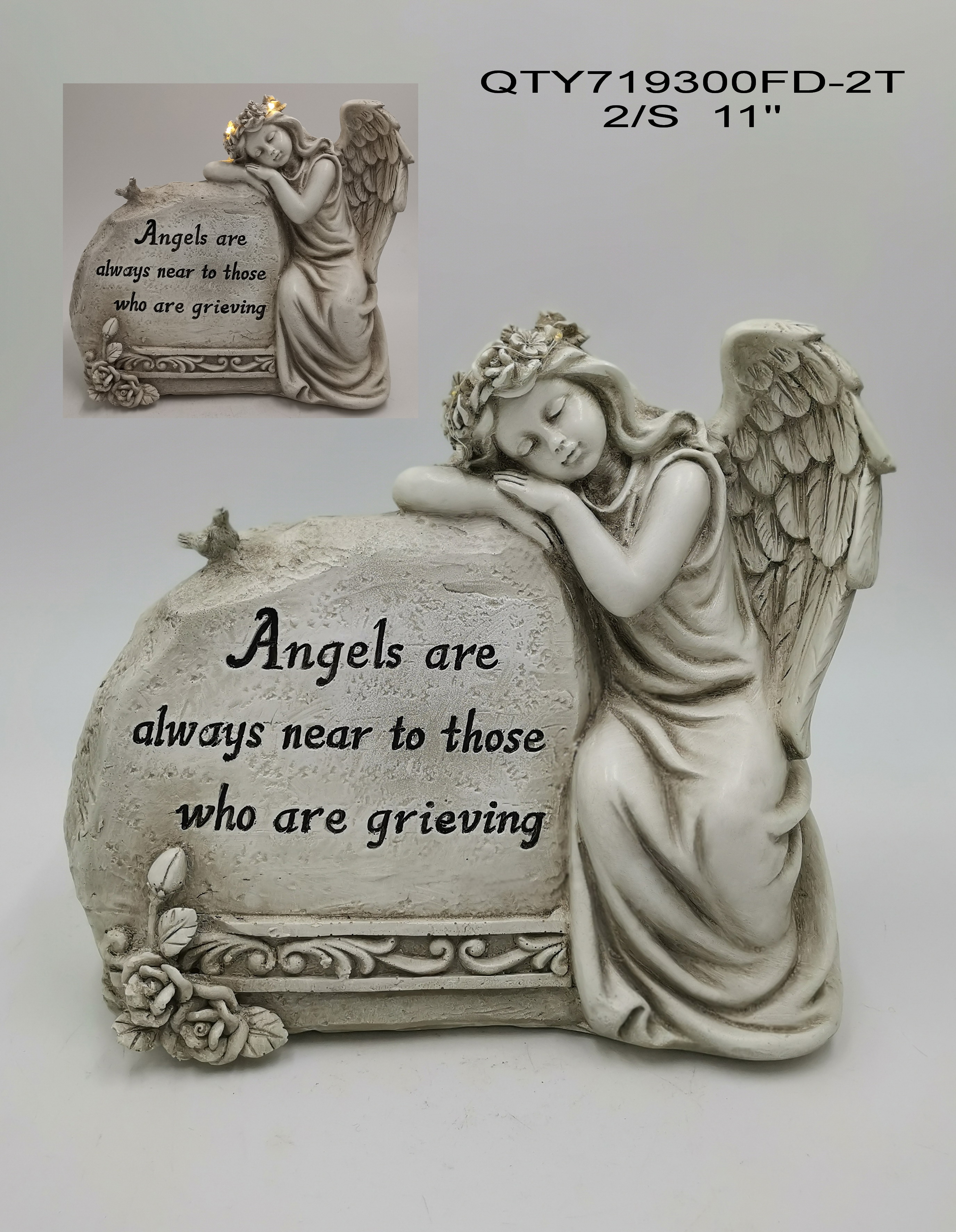 Garden decorations Angel with solar light