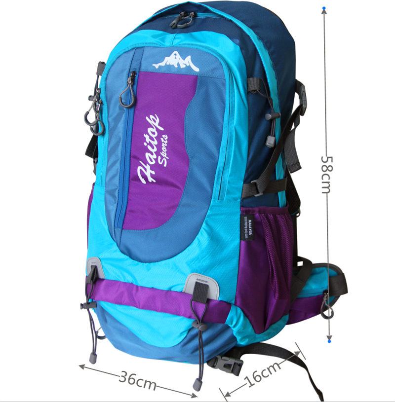 Outdoor Sport Water-resistant External Frame Backpack Hiking Travelling Backpack mountaintop Backpack
