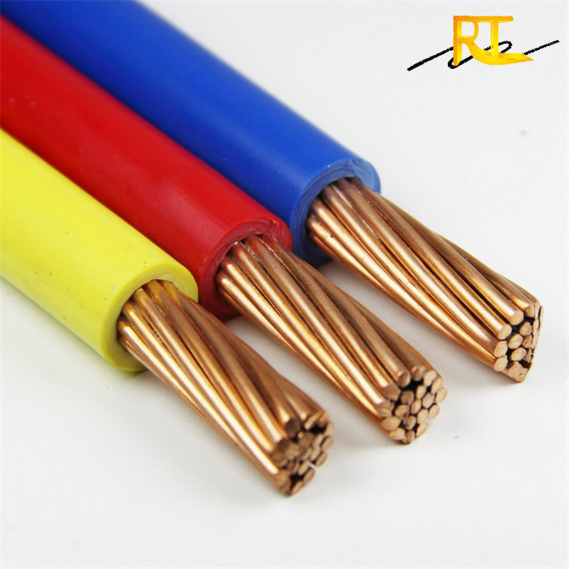 heavy duty underground uk electric 220V PVC Stranded copper cable Building wire 6mm 2x0.75mm2 for transformer
