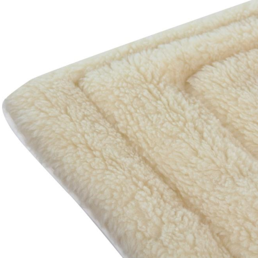 Reversible wool pillow protector