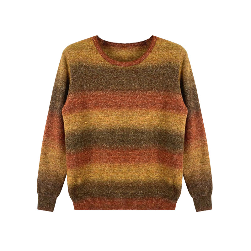 Women's Crewneck 100%Wool pullover Sweater