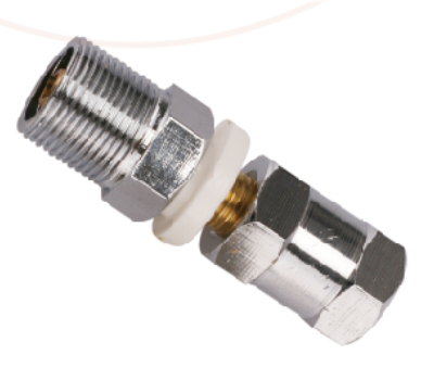 SO-239 TO 3/8" x 24 THREADED STUD ANTENNA MOUNT ADAPTER