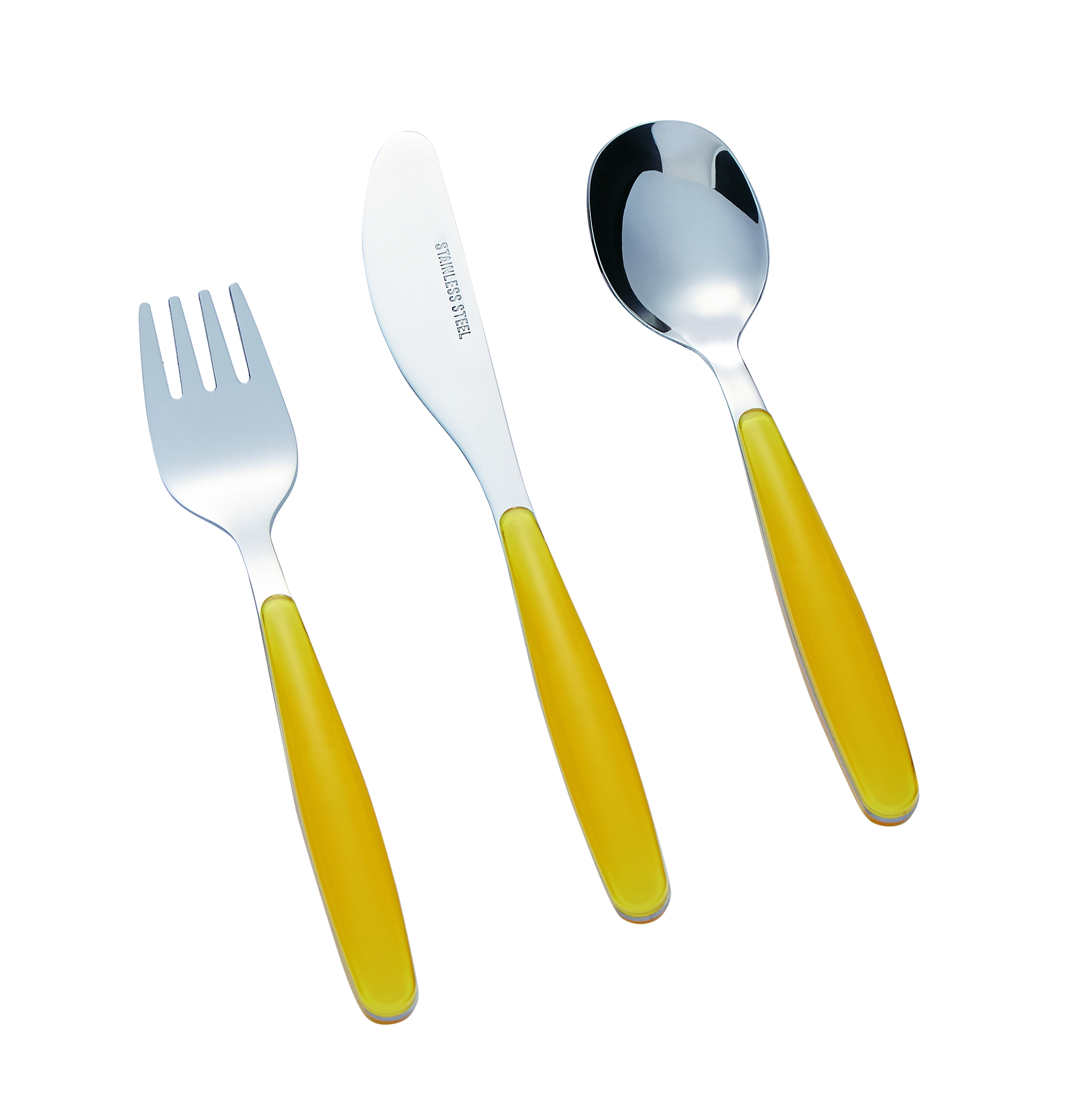 Stainless Steel Cutlery Set with Plastic Handle