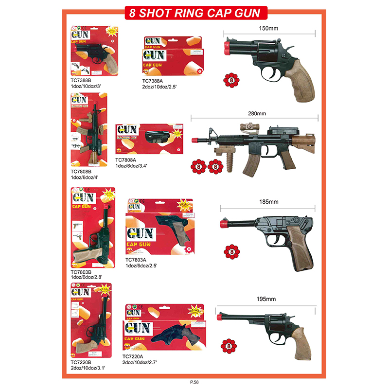 8 Shot Ring Cap Gun 4