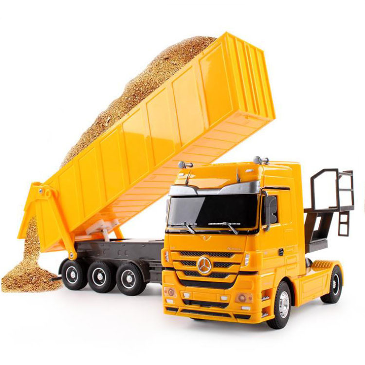 RC CAR FACTORY Hot Sale 1/32 2.4ghz Toy Remote Control China RC Dump Truck with Trailer