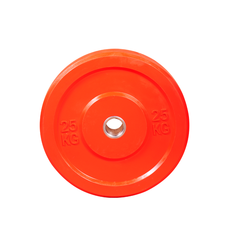 Color rubber bumper plates