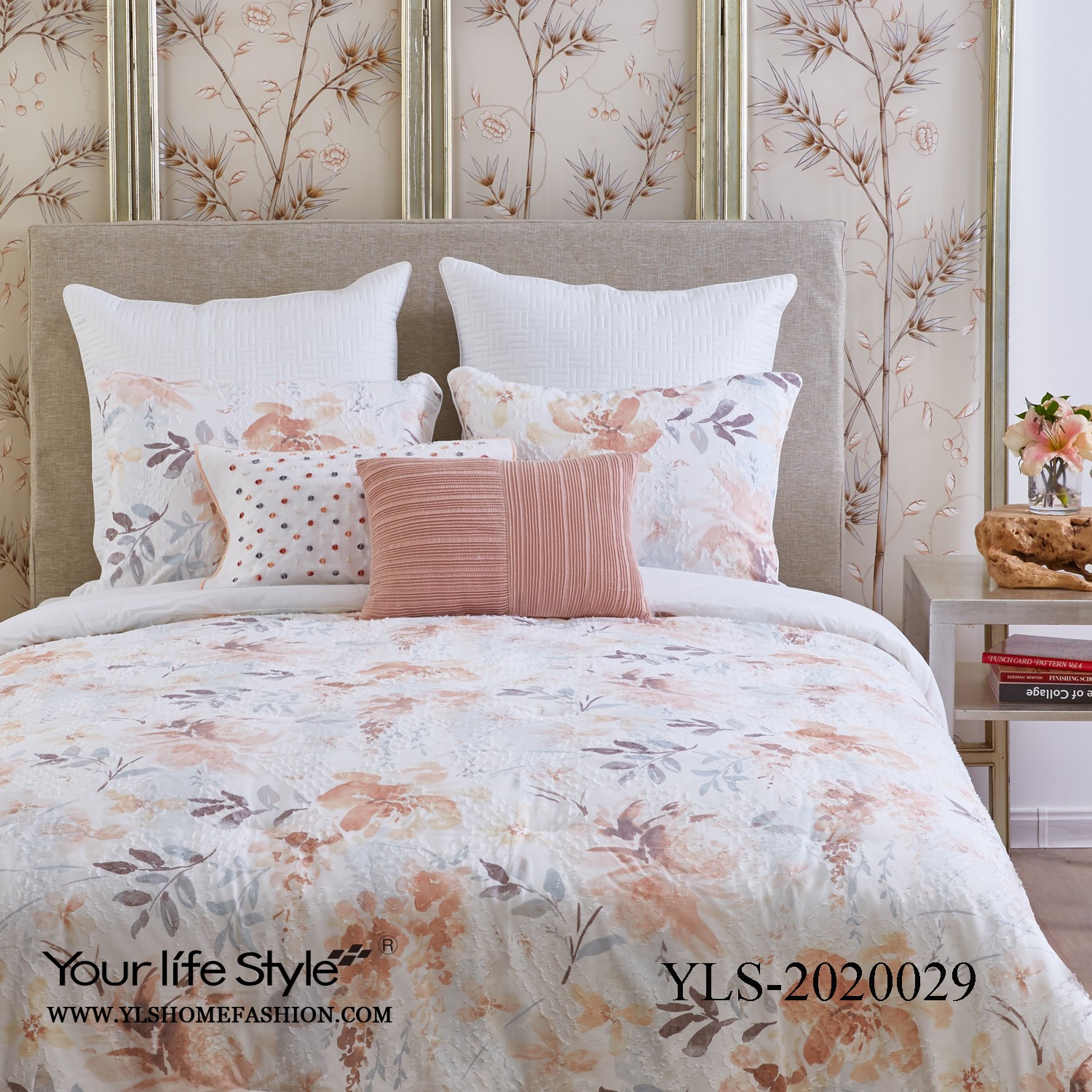 Ivy Three Piece Duvet Cover/ Five Piece Comforter Set