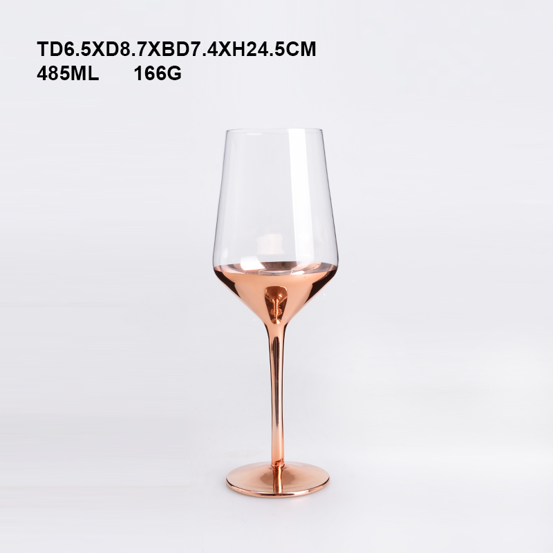 China Wholesale Lead-free Crystal Long Stem Globet Red Wine Glass Cup Glass Goblet For Wedding