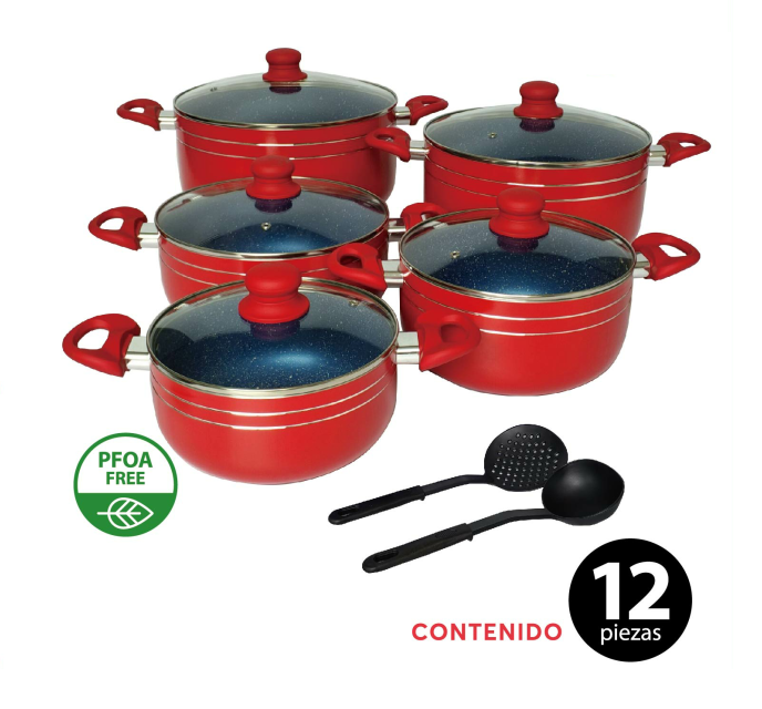 12pcs Cookware Set
