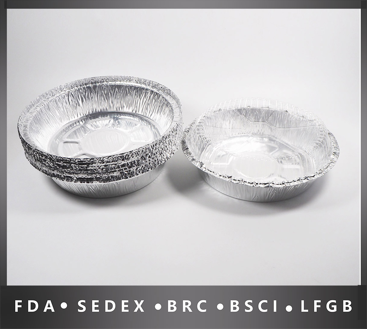 Takeway Aluminum Foil Container with lids