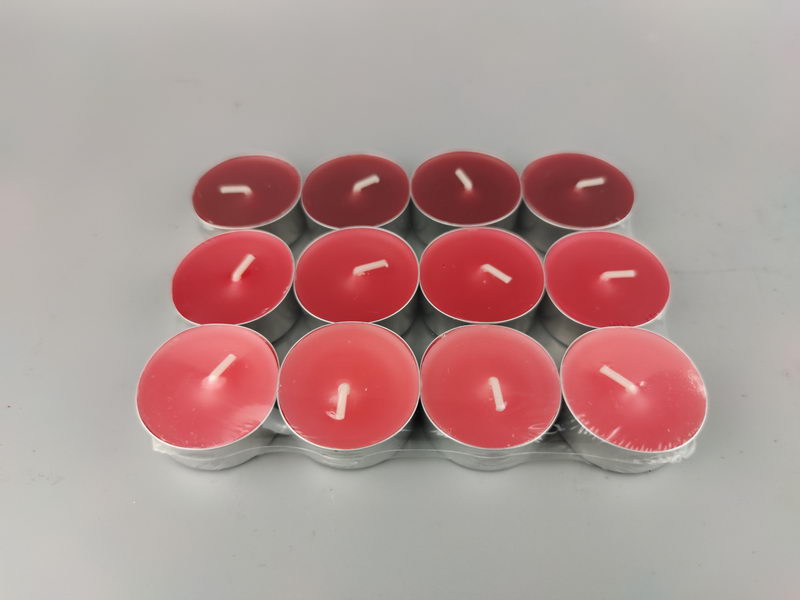 S/12 tealights in aluminium cup