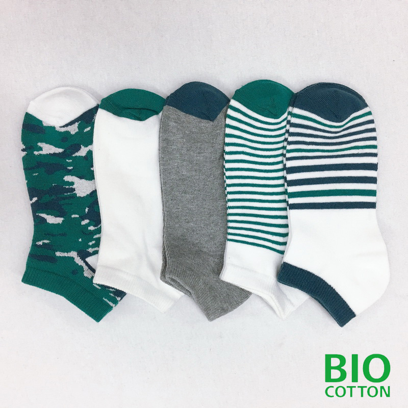 Womens jacqurd socks with organic cotton from GOTS