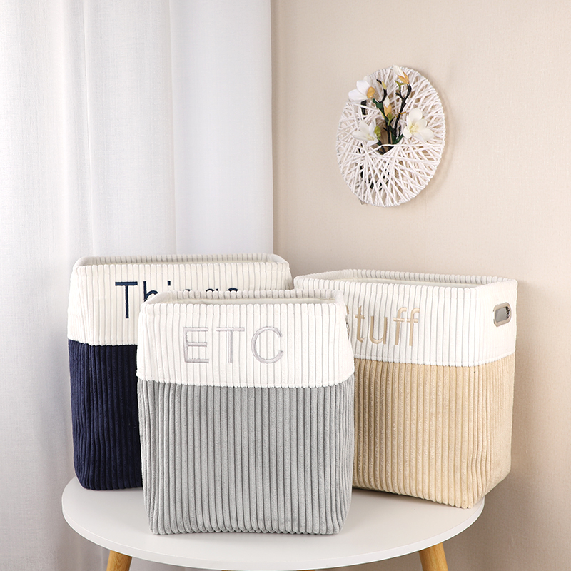 fabric storage baskets