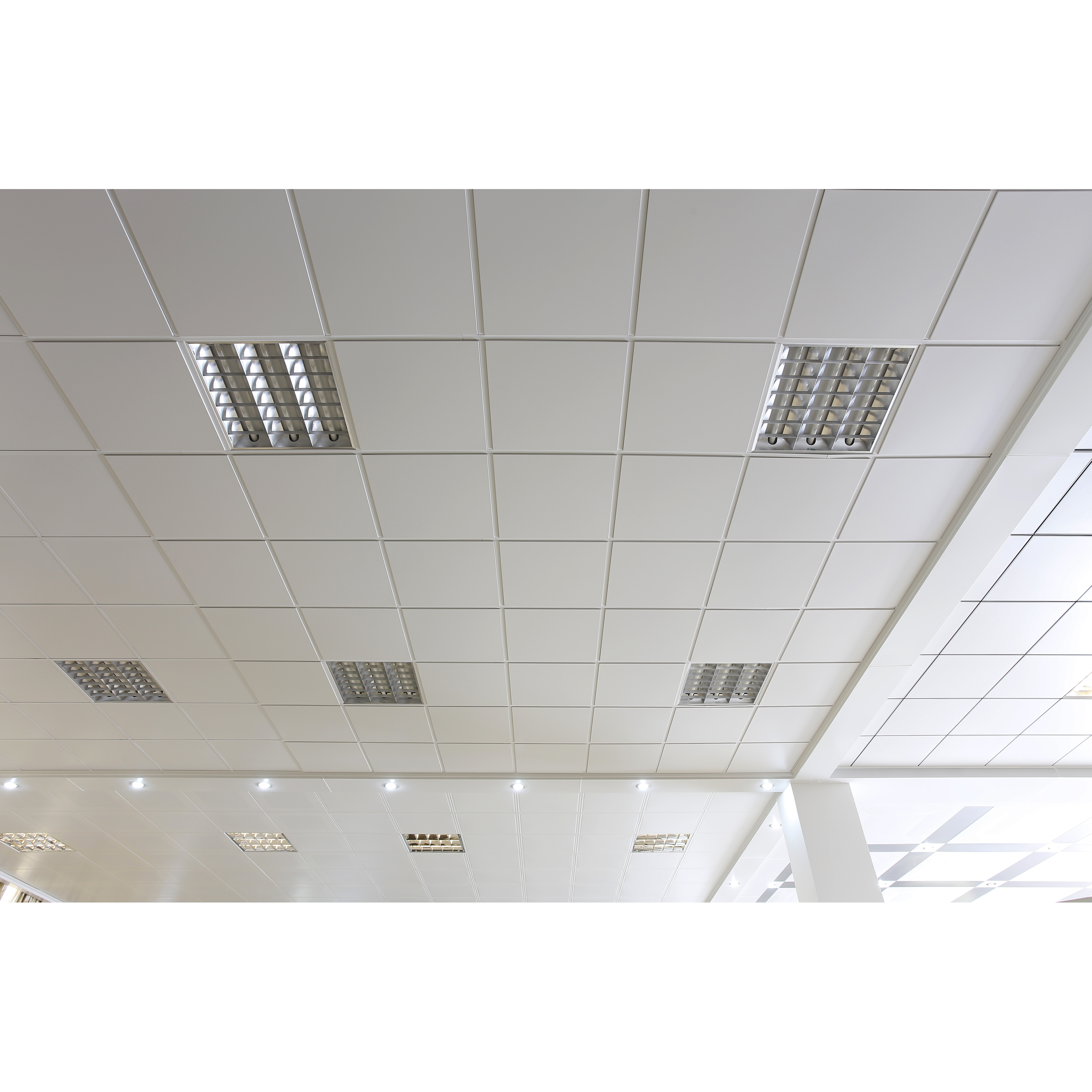 Aluminum Ceiling Lay in with Flat Tee T-grid Suspended Ceiling Metal Ceiling False Ceiling Talent Ceiling Fireproof