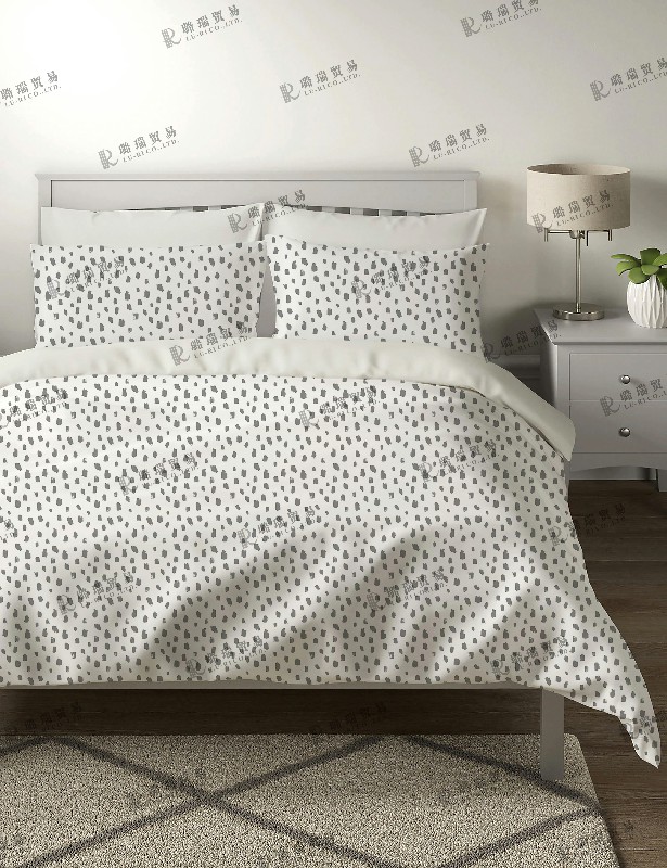 80gsm 100% polyester print anti-microbial microfiber sheet set 4pc