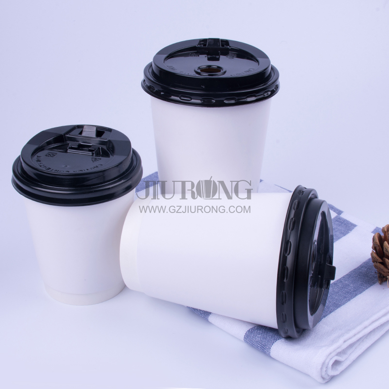 Disposable Eco Hollow Double Wall Coffee Paper Cup