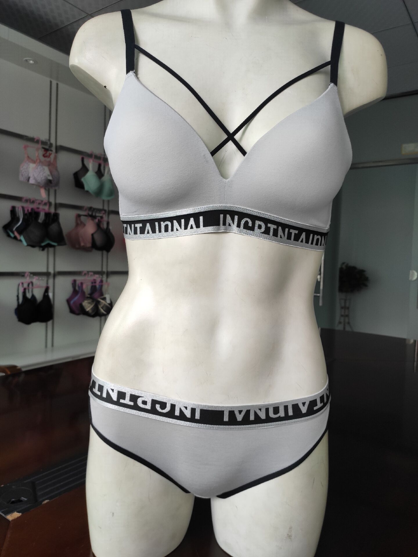 ladies' bra+brief set
