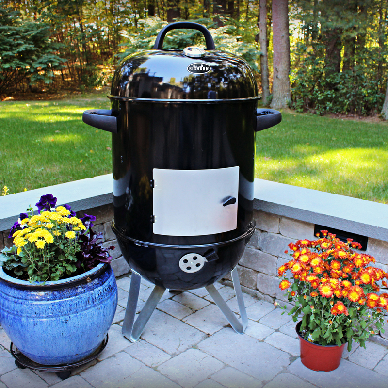 22” Charcoal Smoker - 2-in-1