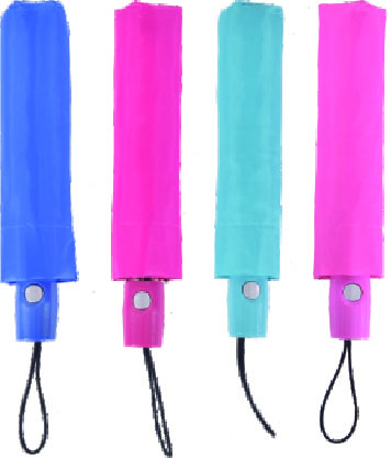 3section steel auto open umbrella