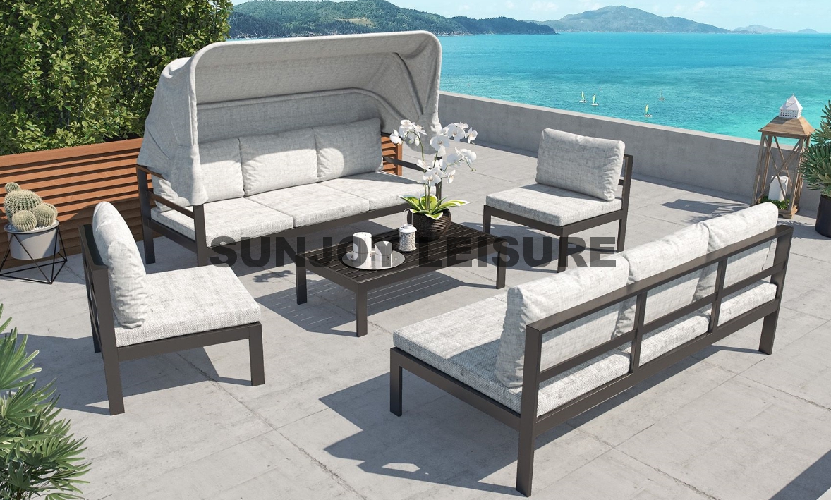 Alum sunlouger set