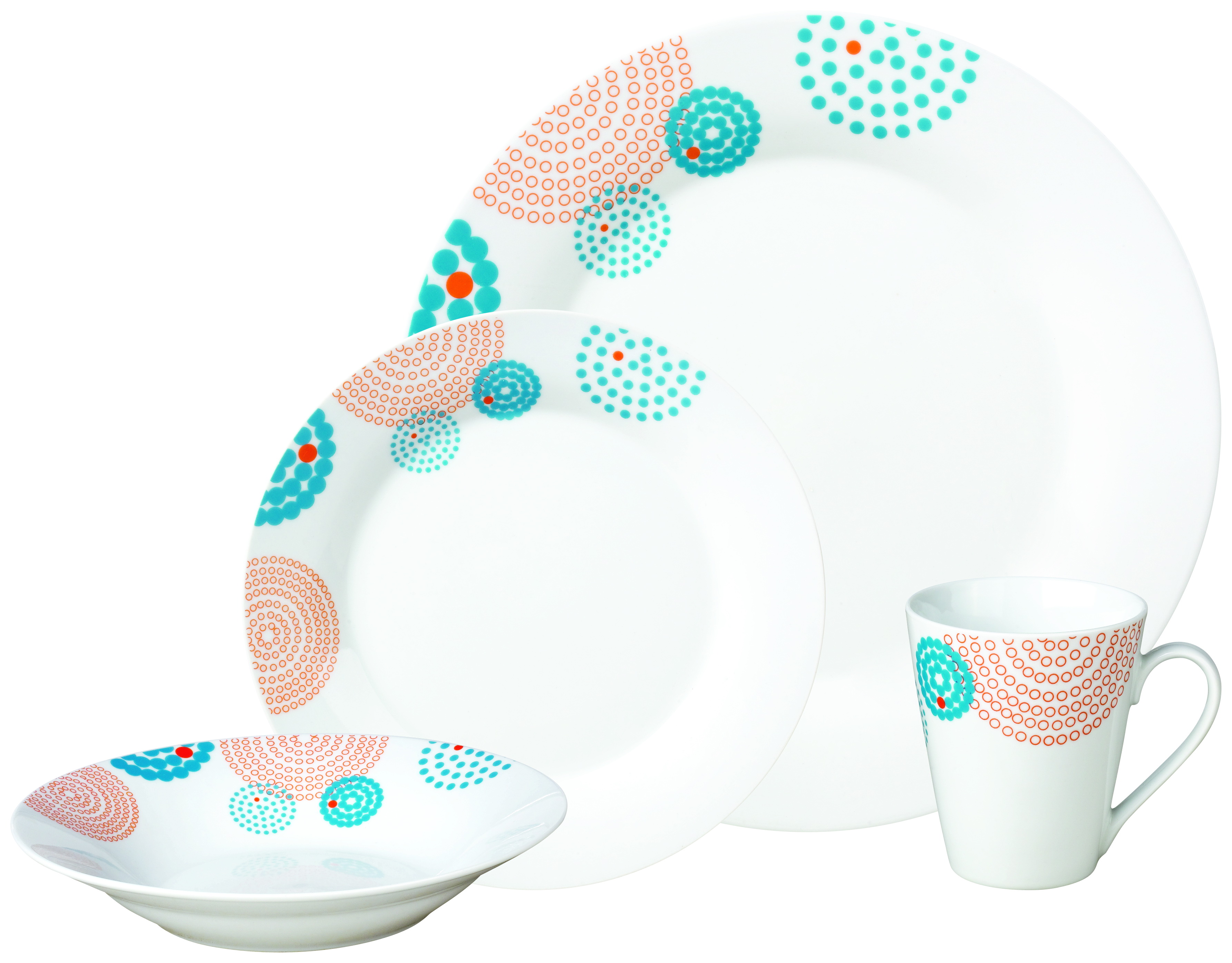 Porcelain 16pcs dinner set